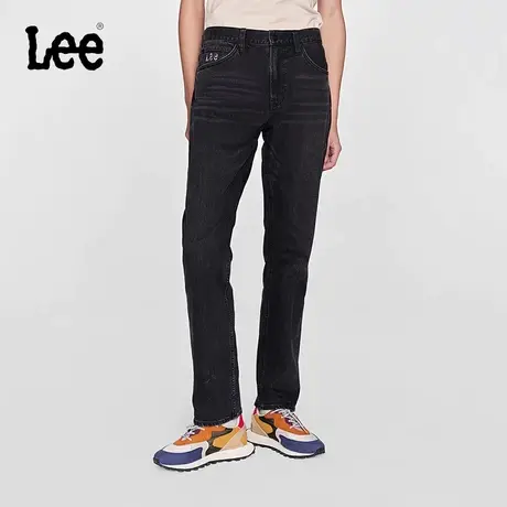 Lee商场同款24早春新品741舒适中腰锥形黑灰色男牛仔裤潮流A00542图片