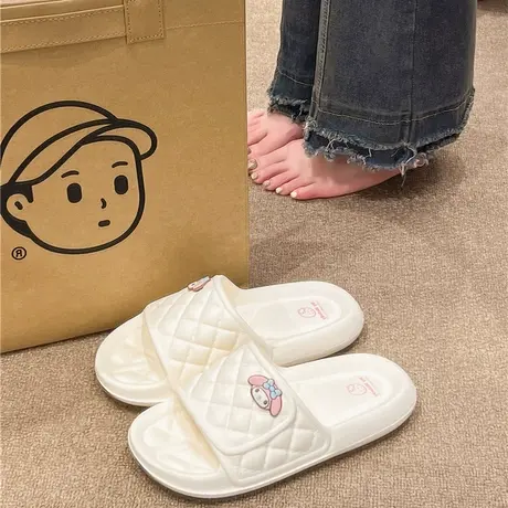 拖鞋女款夏季外穿可爱少女心居家室内EVA厚底浴室洗澡防滑凉拖鞋图片