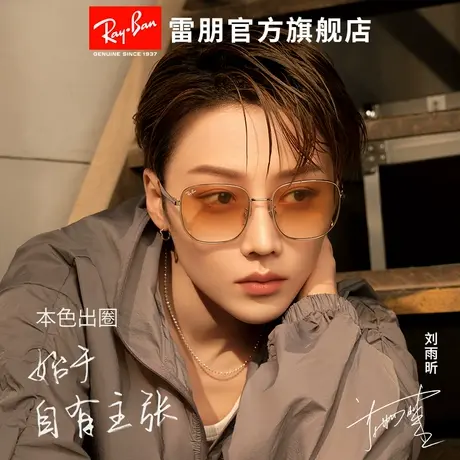 RayBan雷朋新品太阳镜经典金属框瘦脸墨镜0RB3713D🏷图片