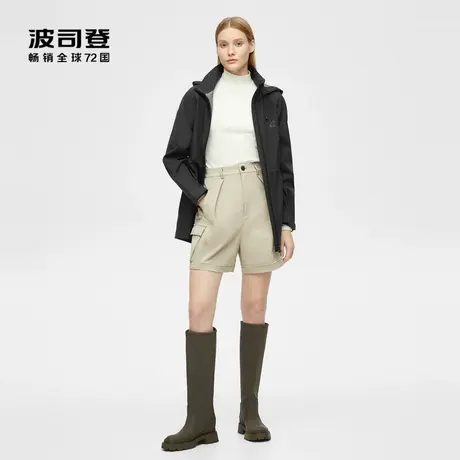波司登城市机能女款廓形防风夹克衫冲锋衣女户外奥莱图片