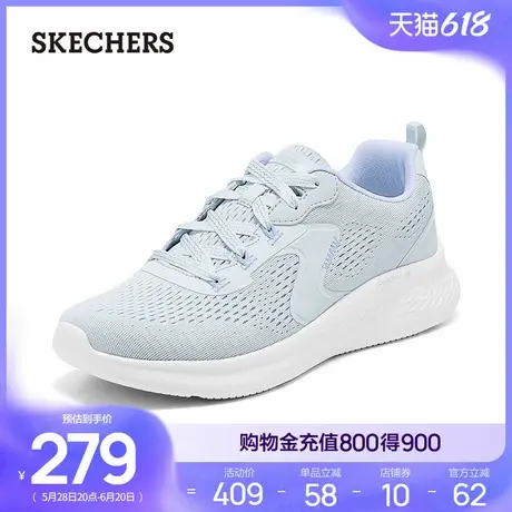 Skechers斯凯奇2025新款女夏复古运动鞋厚底回弹休闲鞋透气跑步鞋商品大图