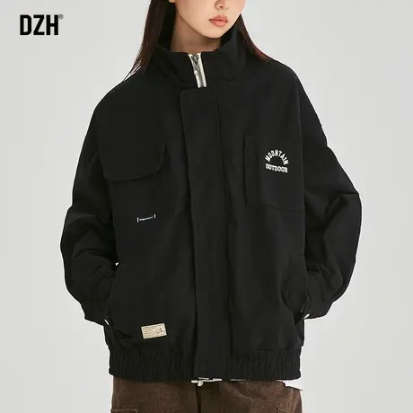 男士美式工装外套潮牌男秋季男装2023新款衣服情侣装秋装男款夹克商品大图