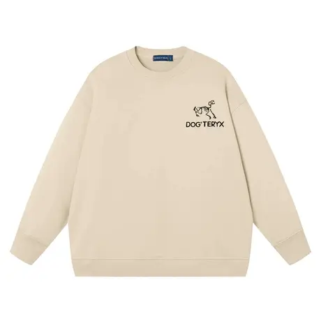 秀洛恶搞搞笑始祖狗上衣服圆领宽松纯棉长袖卫衣男情侣装潮牌打底商品大图