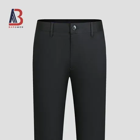 BAROMON/培罗蒙2024春款男士工装裤百搭藏青色西裤修身商务休闲裤商品大图