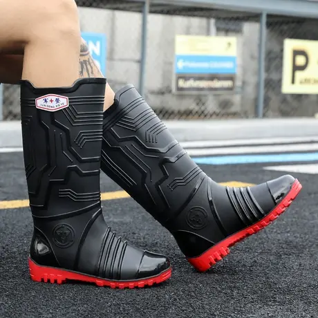 2023新款长筒雨靴雨天专用外穿防滑男款防水成人雨鞋耐磨时尚胶鞋商品大图