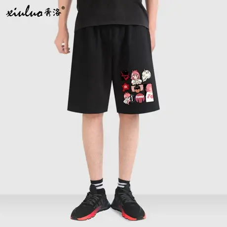 秀洛链锯人电锯人动漫周边电次帕瓦联名短裤休闲裤夏季五分裤子男商品大图