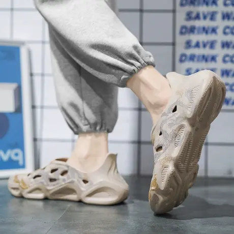 雨鞋男款夏季时尚钓鱼水鞋赶海专用鞋溪流防滑鞋青少年胶鞋涉水鞋商品大图