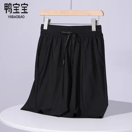 鸭宝宝冰丝速干短裤男士夏季外穿篮球运动跑步休闲宽松裤子夏天商品大图
