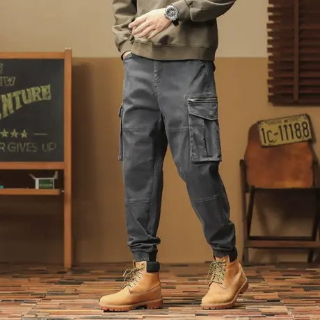 男款裤子潮流舒适工装裤秋冬季男裤休闲裤子男款潮流高级感男裤商品大图