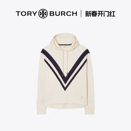 【12期免息】TORY BURCH 汤丽柏琦 运动系列 连帽网球卫衣73802商品大图