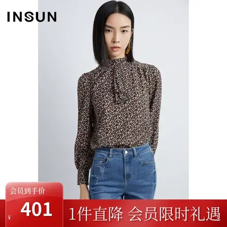 恩裳商场同款2022冬季衬衫女单上衣商品大图