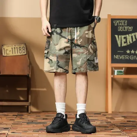 男士短裤夏季男款爆款2023新款五分裤男款休闲宽松潮流日系休闲裤商品大图