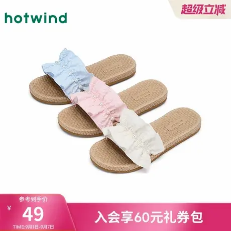 热风2025年夏季新款女士时尚拖鞋商品大图