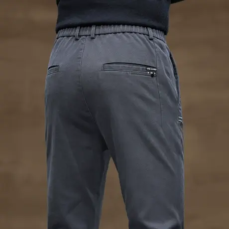 男士弹力修身西装裤春季男装2024新款直筒休闲裤子春秋款商务西裤商品大图