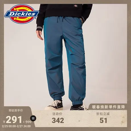 Dickies 工装春夏双色面料 全橡筋腰头休闲裤宽松商品大图