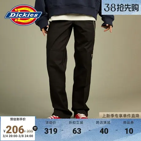 Dickies 春夏小logo休闲长裤下装 男女情侣同款商品大图