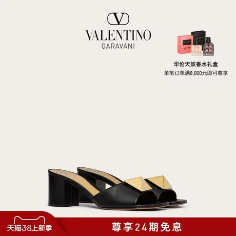 【24期免息】华伦天奴VALENTINO女士 ONE STUD 小牛皮凉鞋商品大图