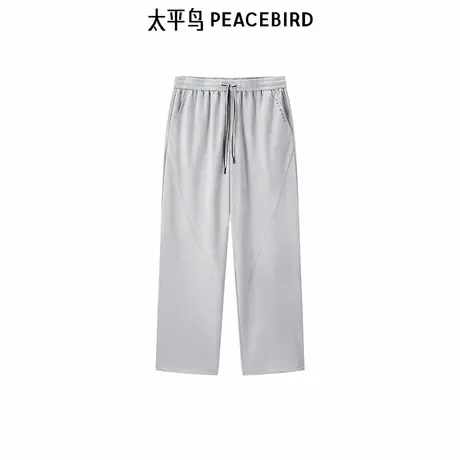 【商场同款】太平鸟男装休闲裤24新款直筒束脚卫裤 B1GME3231商品大图