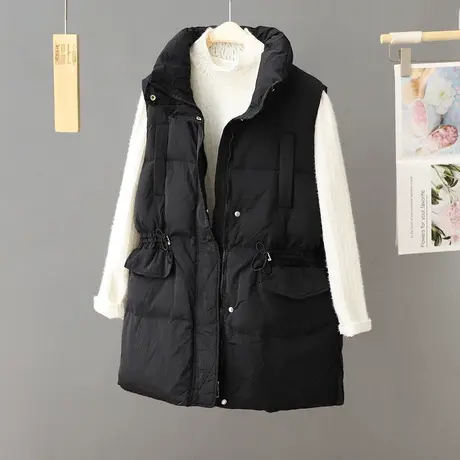 2023秋冬新款羽绒马甲女学院风欧货洋气马夹网红坎肩羽绒服外套潮图片