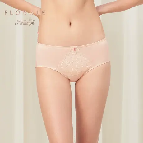 Triumph/黛安芬Florale优雅栀子新品内裤女舒适中腰平角裤87-2296图片
