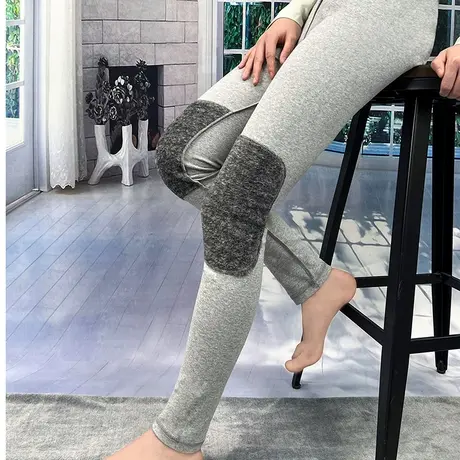 老人专用护膝秋裤冬中老年老寒腿保暖女老年人保护关节裤中老年人商品大图