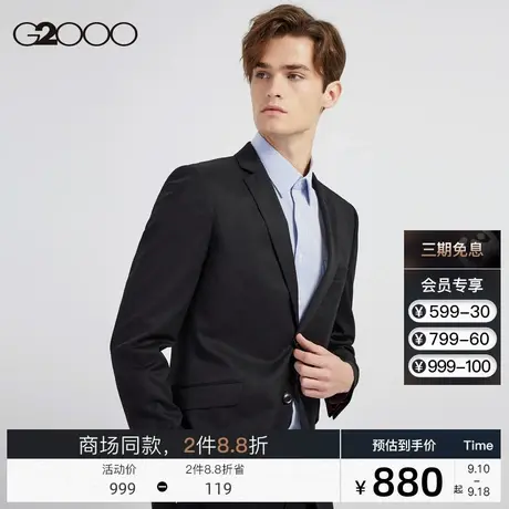 G2000男装商场同款青年装羊毛商务西服西装外套00110501*图片