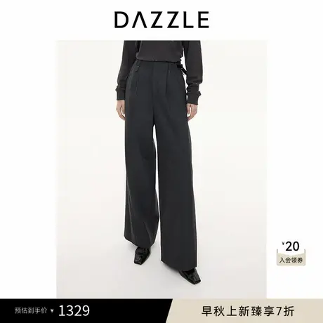 DAZZLE地素 裤子2024冬季新款工装精仿裤图片