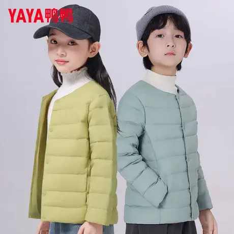 鸭鸭2025年新款儿童羽绒服内胆内恤保暖外穿内搭秋冬时尚轻薄男女商品大图