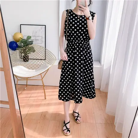 大理丽江旅游流苏吊带裙女海边度假连衣裙三亚旅行穿搭拍照沙滩裙商品大图