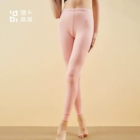 顶瓜瓜秋冬女士加绒加厚保暖单裤贴身秋裤棉毛裤商品大图
