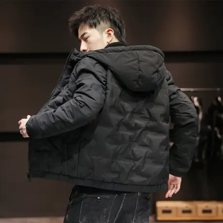 羽绒棉服男士秋冬季2021新款潮牌流男装棉衣袄子面包服情侣款外套商品大图
