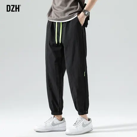 男士速干裤男黑色裤子男款夏季薄款运动男裤休闲裤2025新款束脚裤商品大图