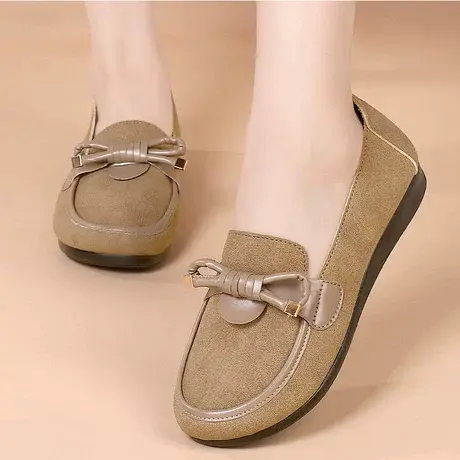 新款老北京布鞋春秋妈妈鞋轻便防滑平底鞋软底舒适休闲奶奶女单鞋商品大图