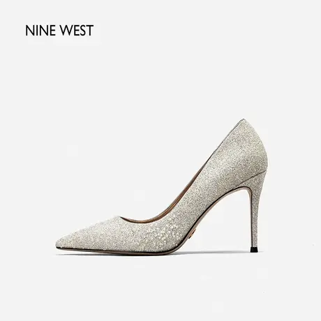 Nine West/玖熙婚鞋高跟鞋2023年春季新款气质名媛宴会细跟单鞋女商品大图