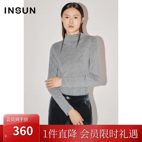 恩裳COVER冬季2022时尚金银丝点缀设计俏皮感保暖羊毛毛织衫商品大图