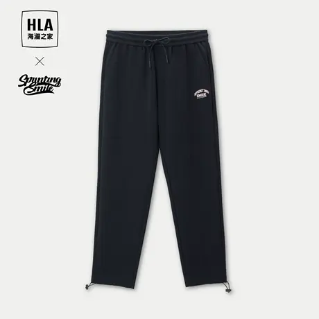 HLA/海澜之家SPRINTING SMILE系列卫裤23秋季空气层松紧腰休闲男商品大图