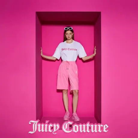 Juicy Couture橘滋23新款女装立体绣花女士正肩短袖23女装T恤商品大图