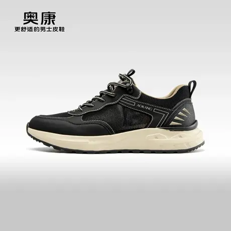 Aokang奥康春秋季新款时尚百搭舒适透气男款户外休闲运动鞋商品大图
