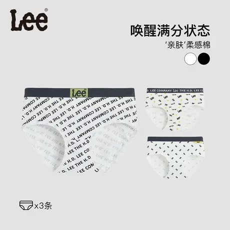 Lee品牌高档女士内裤时尚百搭设计感满印三角内裤2023夏季新款商品大图