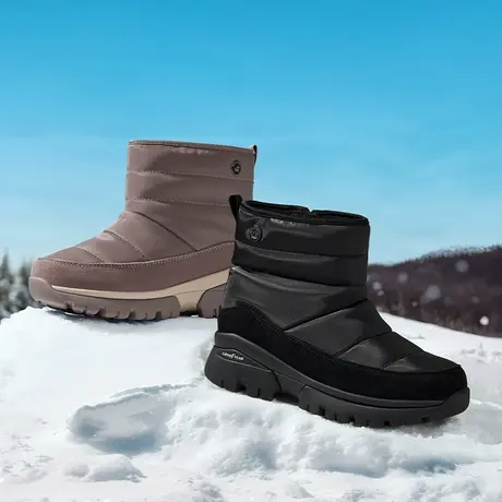 Skechers斯凯奇春秋季女雪地靴厚底增高休闲鞋加绒保暖春冬靴棉鞋商品大图