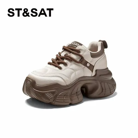 星期六老爹鞋春秋款爆款女鞋休闲百搭增高时尚6.5cm跟高运动鞋商品大图