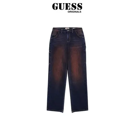 【38上新季】GUESS Originals  女士复古显瘦直筒牛仔裤商品大图