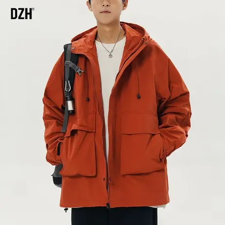 男士工装夹克户外运动冲锋衣外套男2023秋季新款防风登山服春秋款商品大图