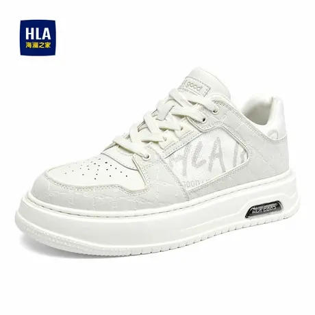 HLA/海澜之家男鞋新款春夏潮流拼色板鞋厚底耐磨百搭舒适休闲鞋商品大图