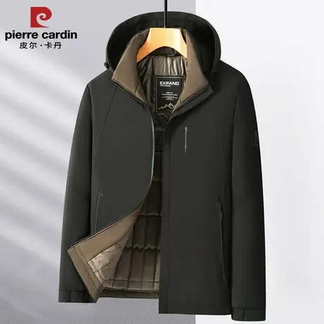 皮尔卡丹外套男士棉服男款冬季休闲加厚新款爸爸装图片