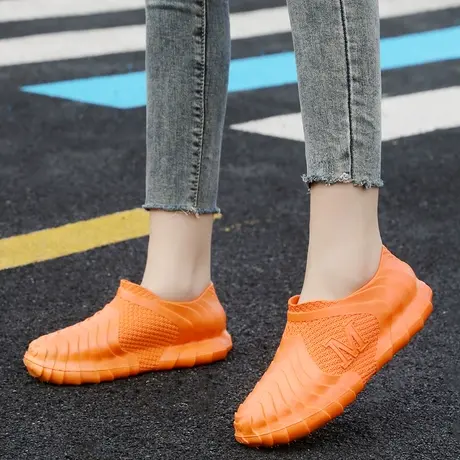 2025新款水鞋雨天防水网红爆款成人雨鞋耐磨时尚雨靴女款防滑胶鞋图片