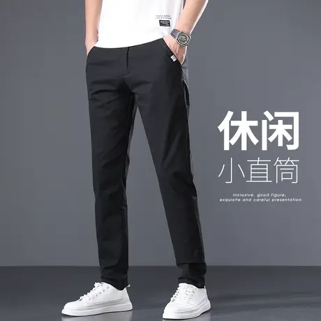 夏装纯棉高级感休闲裤男士夏季薄款上班工作服商务高端西裤男裤子商品大图
