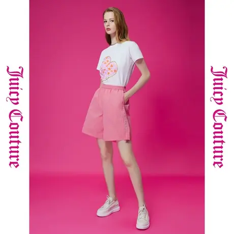 Juicy Couture橘滋秋季装女女装年新款元气满满印花式休闲裤图片