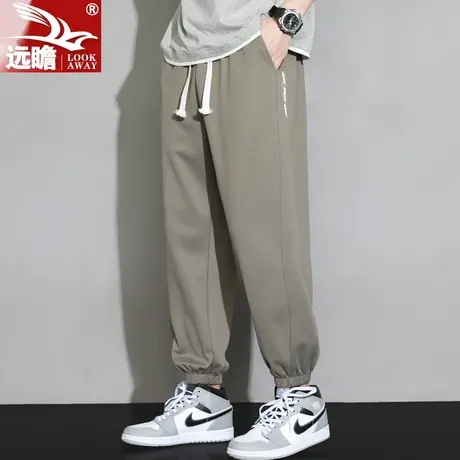 春秋款卫裤男2023新款潮牌宽松束脚裤秋季男士休闲长裤工装裤子男商品大图