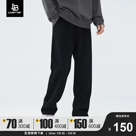 Lilbetter休闲裤男2023潮牌美式裤子直筒西装裤男裤复古加厚长裤商品大图